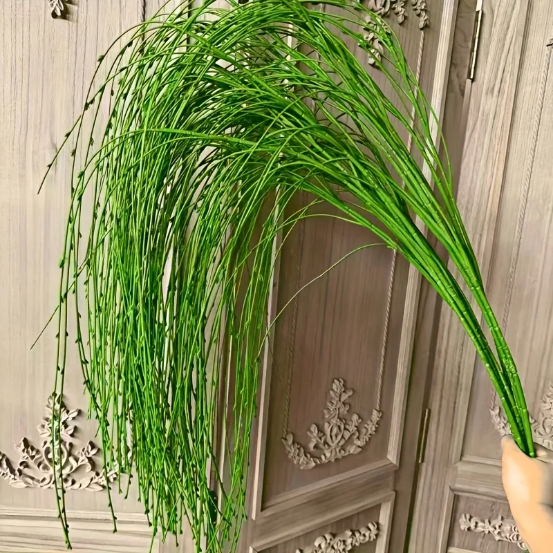 3 Stück grüne Weide, künstliche hängende Ranken für Hochzeit, Garten, Hof, Zuhause, Outdoor, Party, dekorative Pflanzen – Detail 7