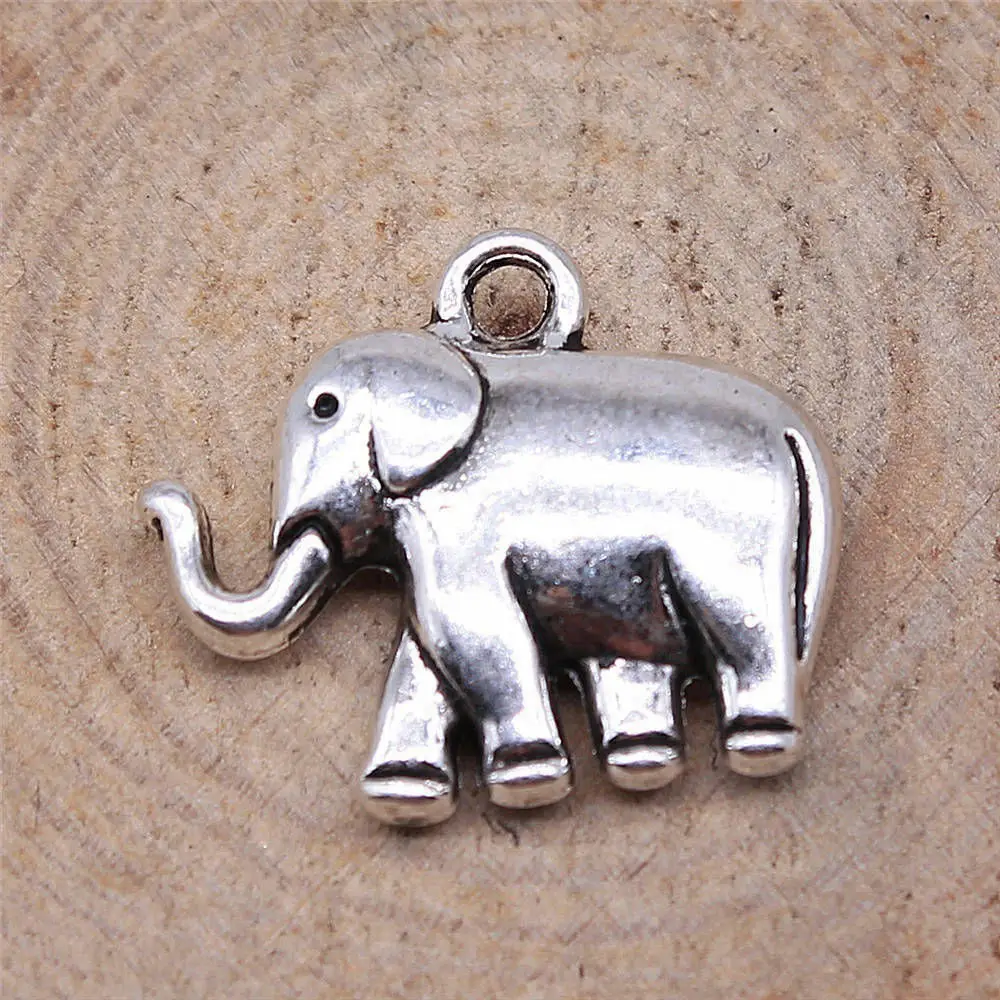 For Jewelry Making Charms Decoration Big Elephant Diy