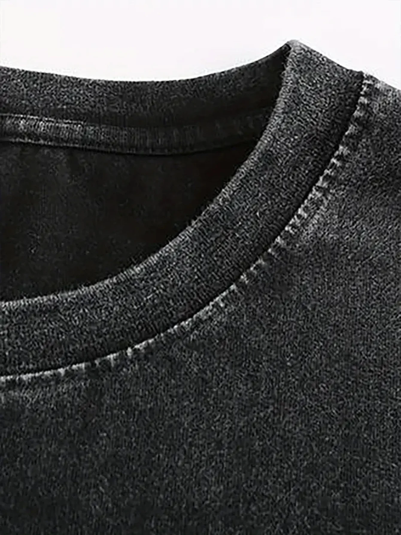 Men's 100% Cotton Graphic T-Shirt with Masked Statue Print - Relaxed Fit Streetwear Tee, Stretch Knit