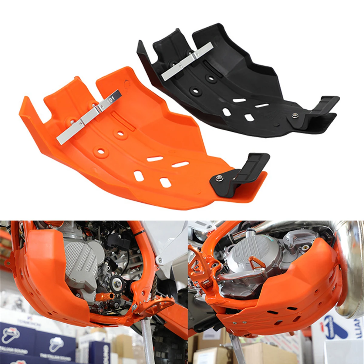 

For KTM EXC 250 300 EXC250 EXC300 2017-2020 Motocross Universal Accessories Motorcycle Engine Base Chassis Cover Protect Guard