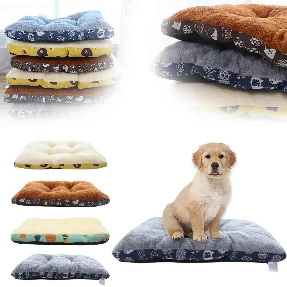 

NEW High-end Soft Cat Bed Mats Short Plush Pet Sleeping Bed Mats Winter Warm Dog Mat Luxury Sofa For Small Medium Dogs Remo J1A2