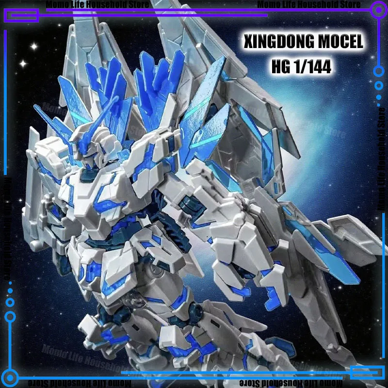 

New Xiongdong Model Hg 1/144 Rx-0 Unicorn Perfectibility Divine Assembly Model Kits Anime Action Figure Robot Plastic Model Toys