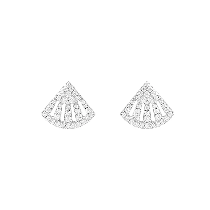 LI KI High Quality 925 Sterling Silver 2021 New Fan-fringed Earrings Classic  Jewelry Gift For Friends - view 2