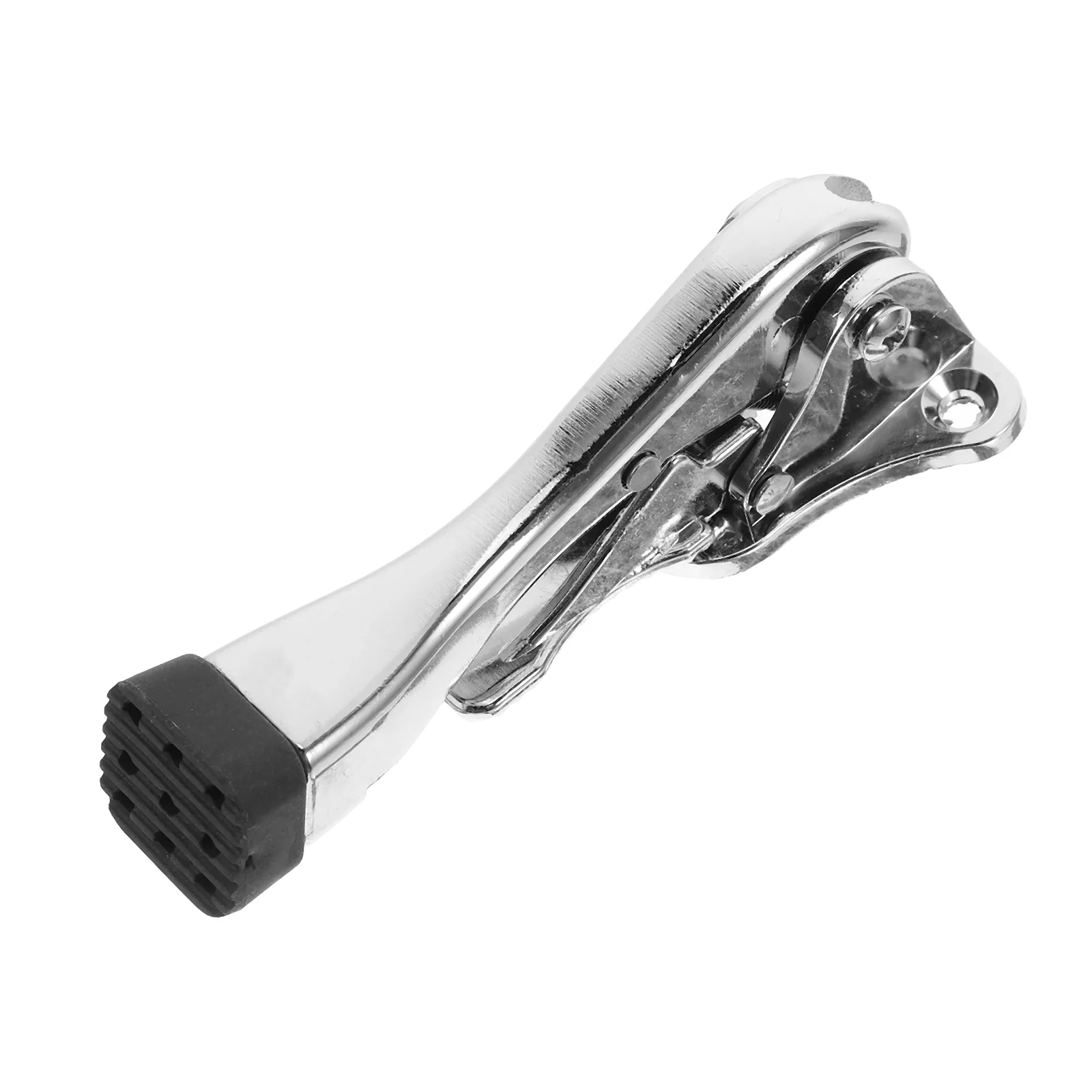 

Metal Doorstop Ring Doorbell Wireless Adjustable Heavy Duty Portable Doorstopper Black Stops No Drilling Rubber Garage Stoppers