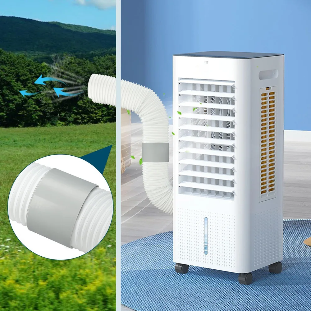 

A27F-5.9 Inch Portable AC Exhaust Hose Coupler Exhaust Hose For Portable Air Conditioner Portable Ac Hose Extension