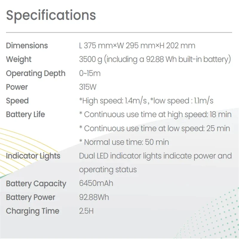 Su Blue Hagul EZ Flyer تحت الماء سكوتر حمام سباحة معزز معدات السباحة الكهربائية الغوص سكوتر اللعب المائي للكبار/الأطفال