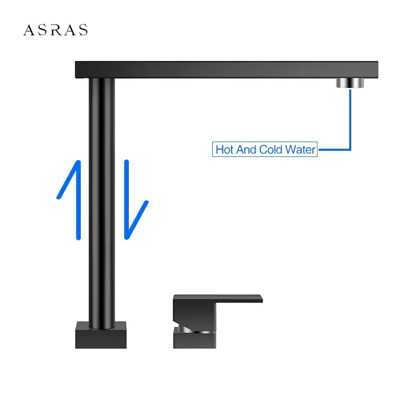 

ASRAS Lifting Faucet Independent Switch Three-In-One Lifting Faucet Hot And Cold Water Filter Water Taps