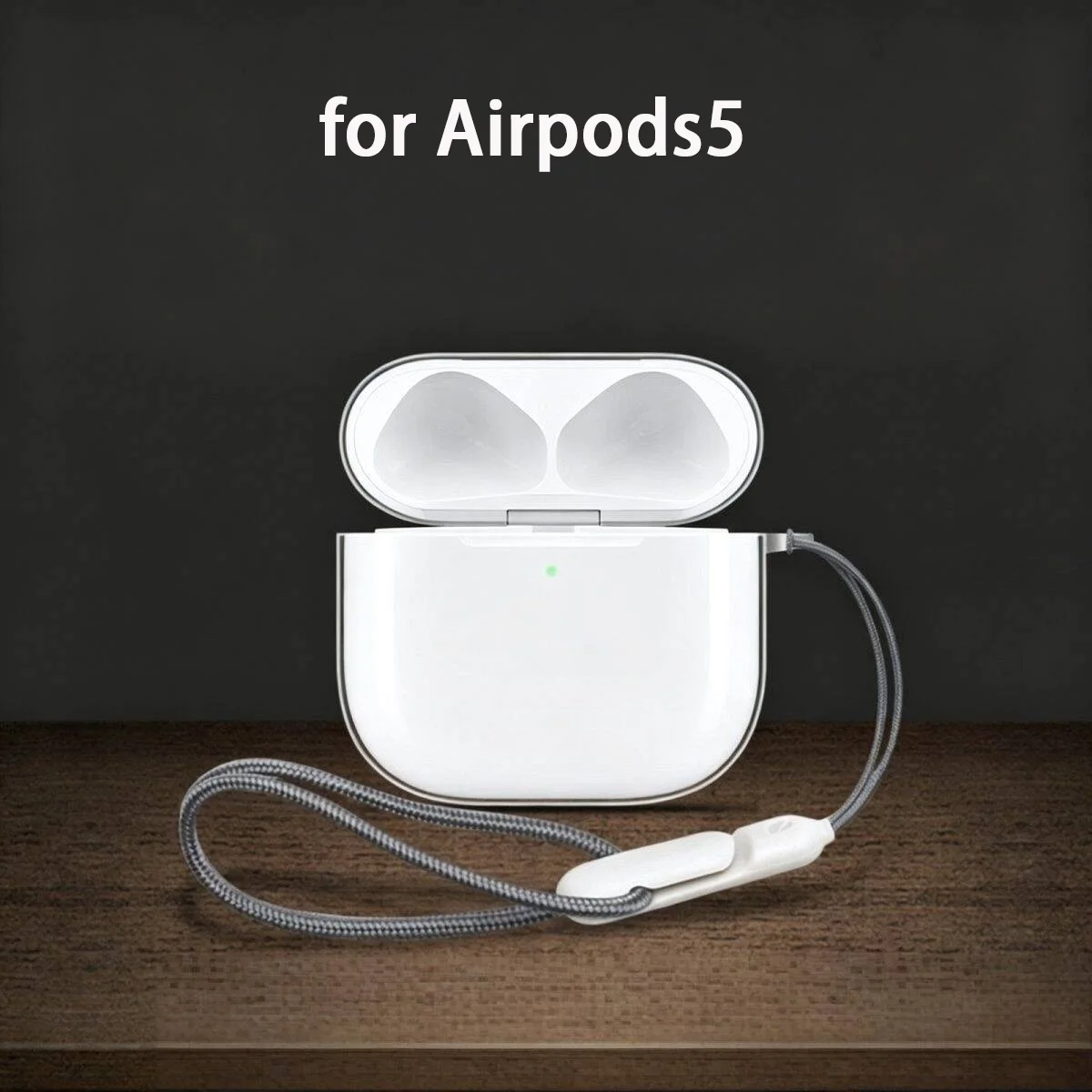 Transparente Hülle für Airpods 5 Stoßfeste Durchsichtige Abdeckung Weiche TPU-Kopfhörerhülle für Airpods Pro3 2 Schutzhülle