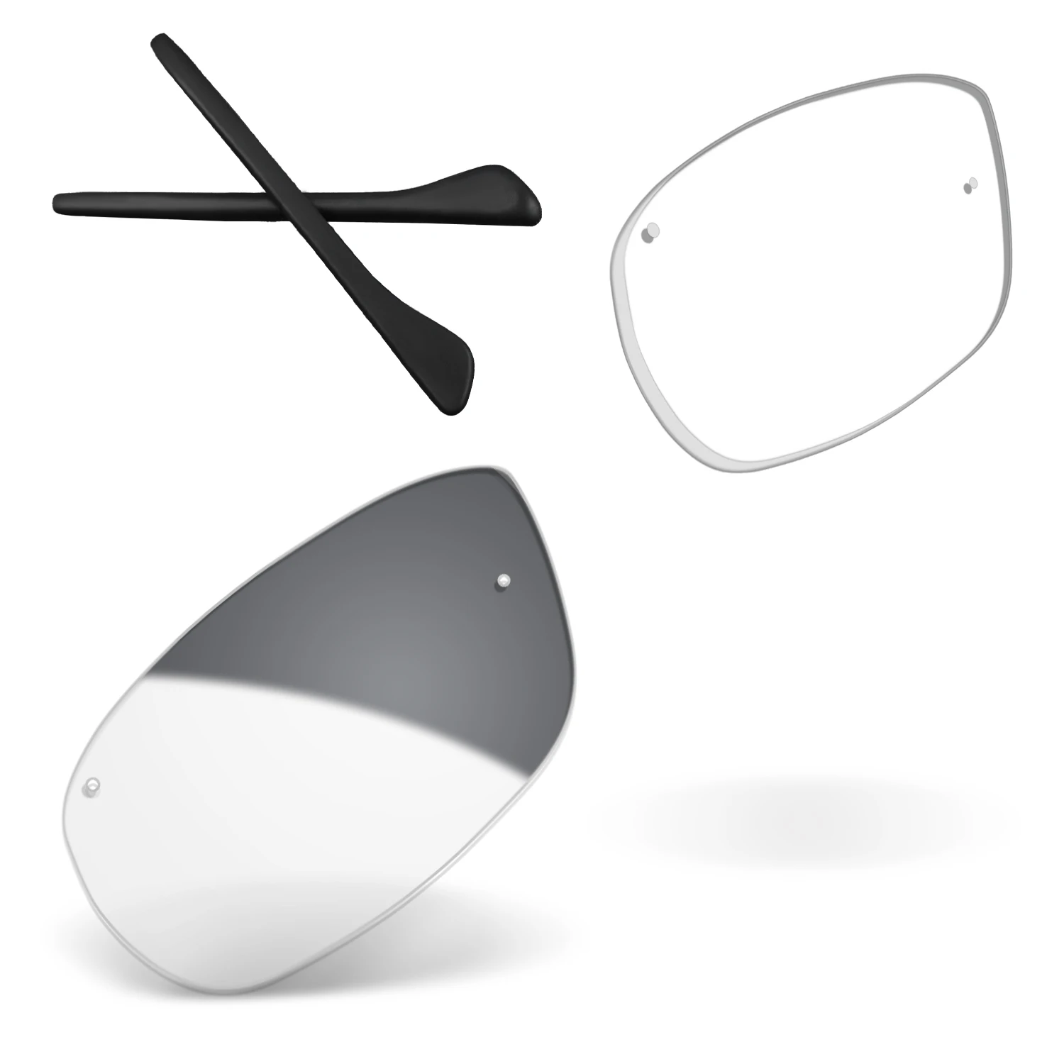UV-Protected Replacement Lenses With Ear socks for Ray-Ban RB3183 63mm Sunglasses