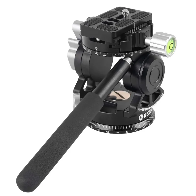 professional-hydraulic-damping-pan-tilt-automatic-rebound-dual-panoramic-telephoto-dslr-camera-tripod-live-broadcast-pan-tilt