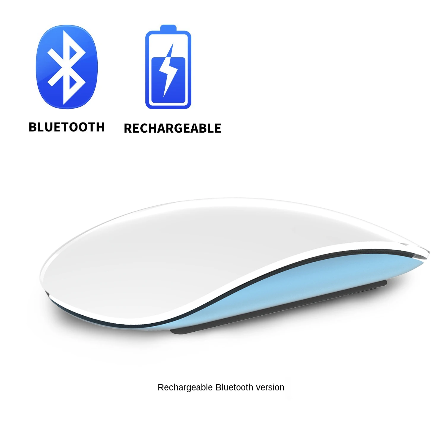 

For Mac Bluetooth 4.0 Wireless Mouse Rechargeable Silent Multi Arc Touch Mice Ultra-thin Magic Mouse For Laptop Ipad PC Macbook