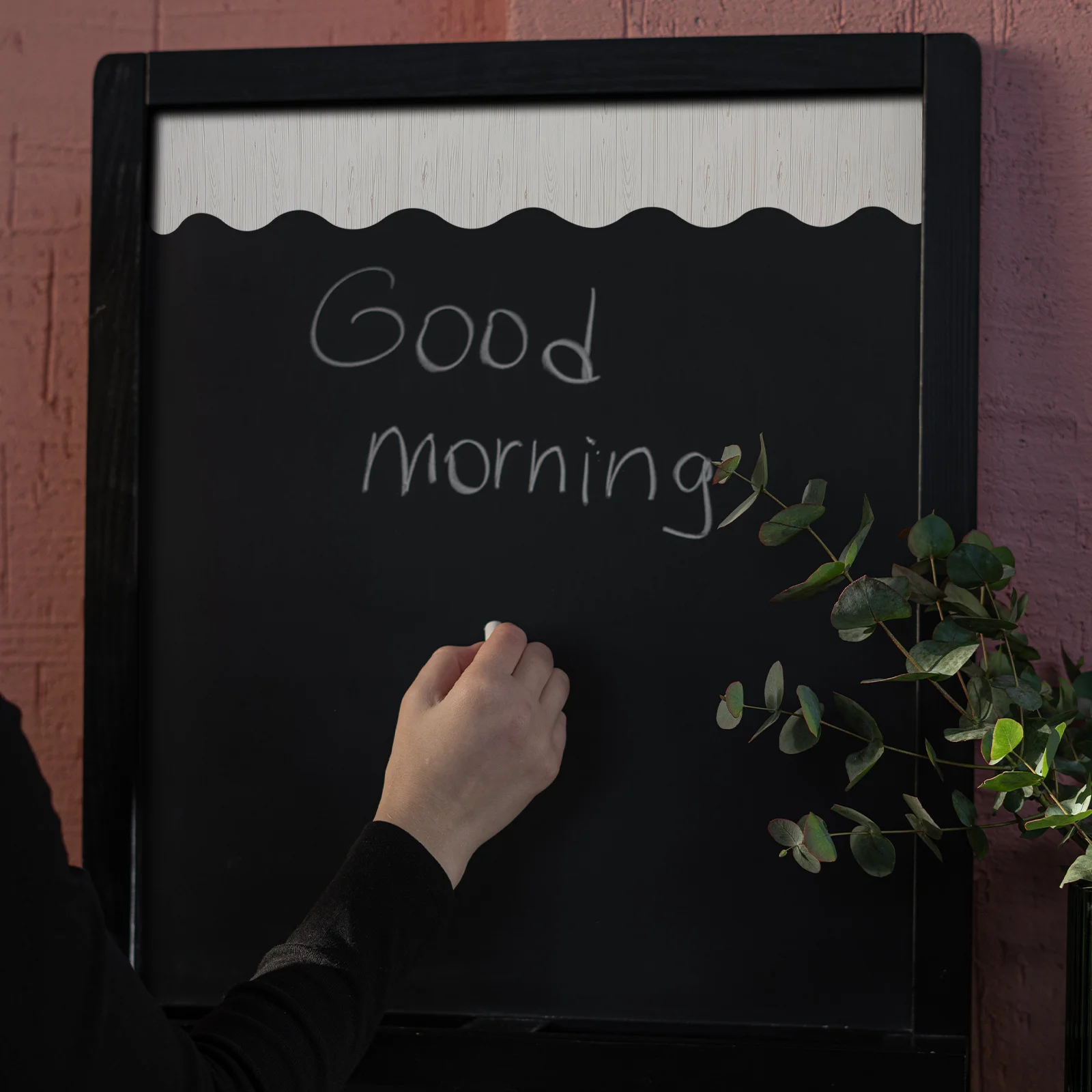 

Wood Grain Bulletin Board Border Sticker Classroom Decor Self Adhesive Trim Display Board Wall Chalkboard Stickers Paper Frame