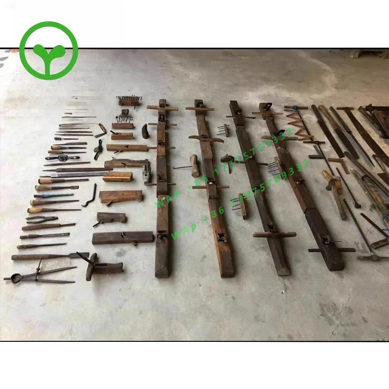 Tool set Luban handmade traditional vintage tools nostalgic retro collection decoration