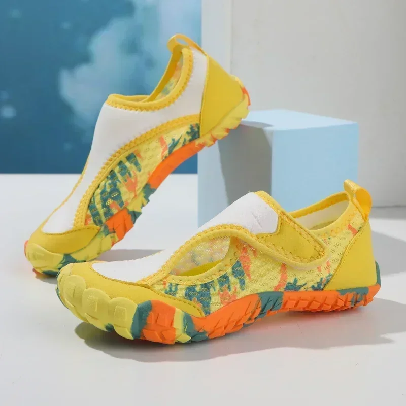 Boys Girls Swimming Beach Sneakers Kids Aqua Barefoot Water Shoes Quick-Dry Children Diving Surfing Boating Wading Sports Shoes