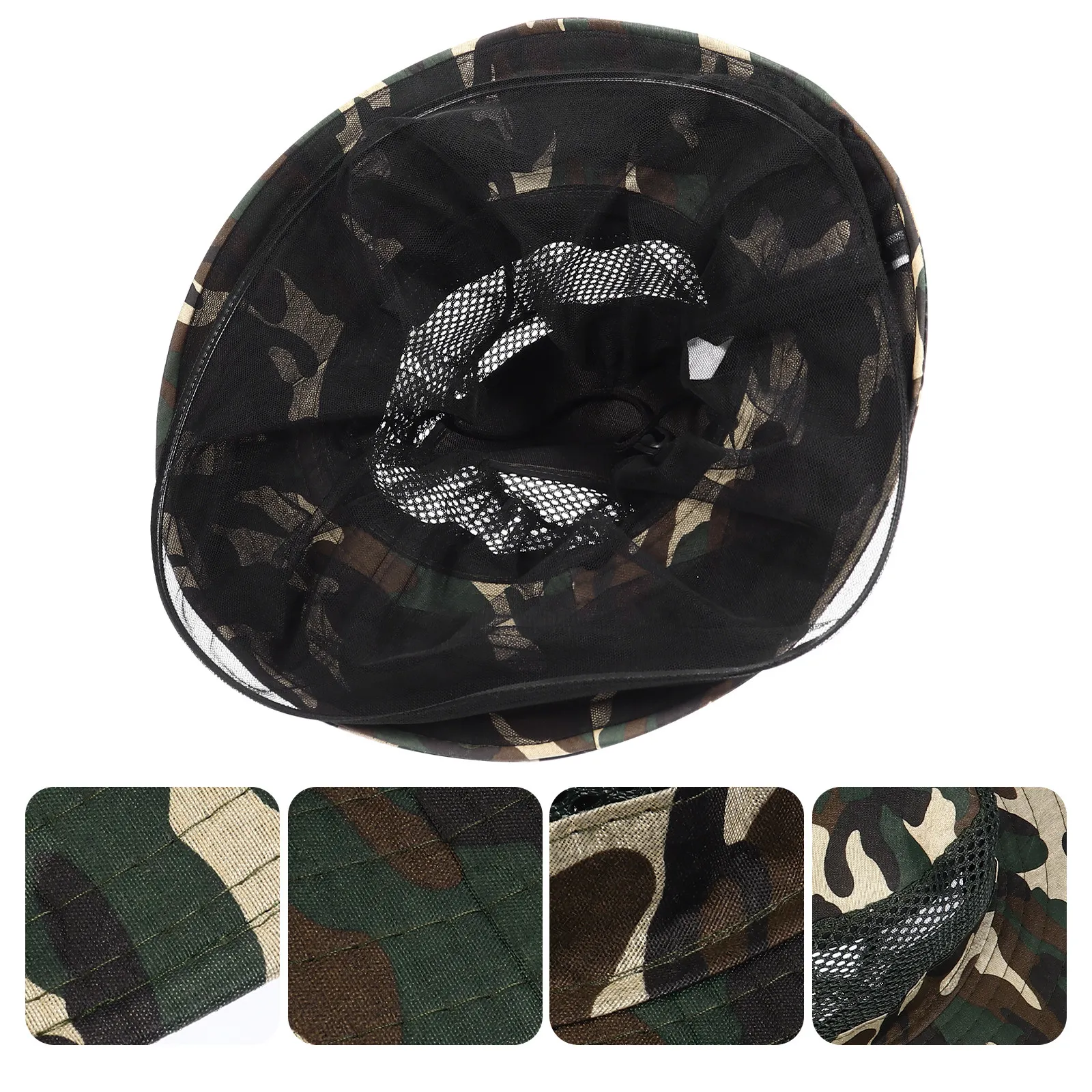 1Pcs Insect Protection Bee Proof Hat Breathable Wide Brim Mesh Net Fishing Head Net Outdoor Hiking Beekeeping Sun Hat