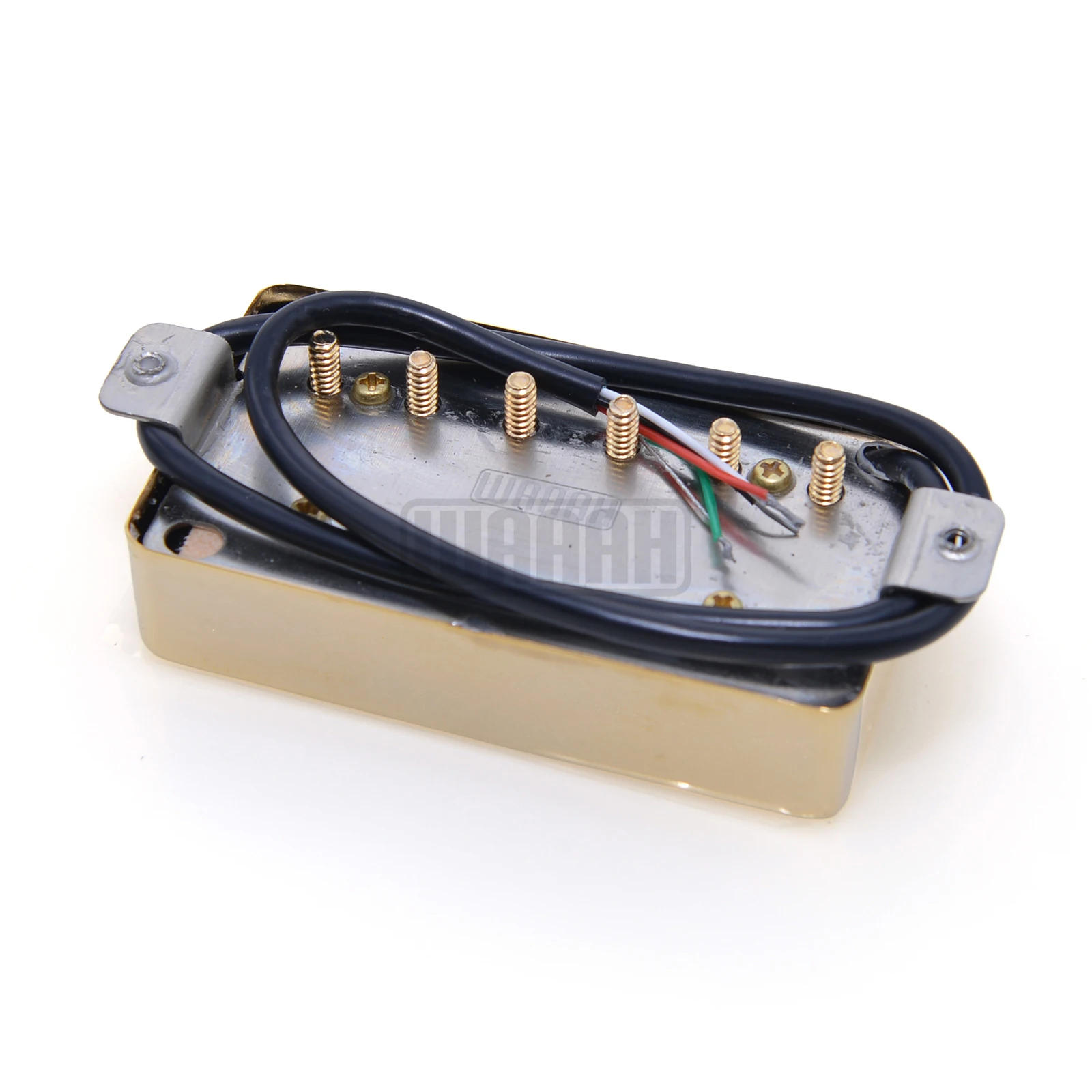 WAAAH GB Style Alnico II Bridge Humbucker Pickup Schwarz Weiß Zebrafarbe Alnico 2 Magnet für E-Gitarre WAAH Pickups – Detail 6