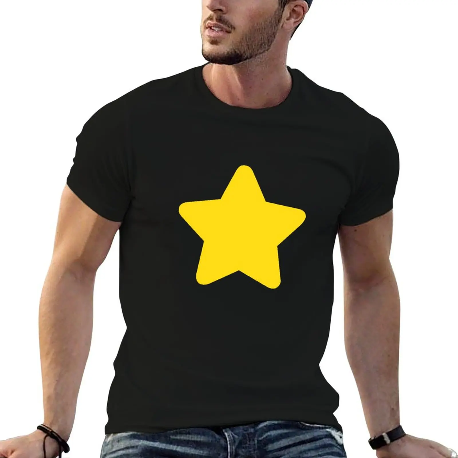 Steven Universe Star T-Shirt Large Size Casual Short Sleeve Top