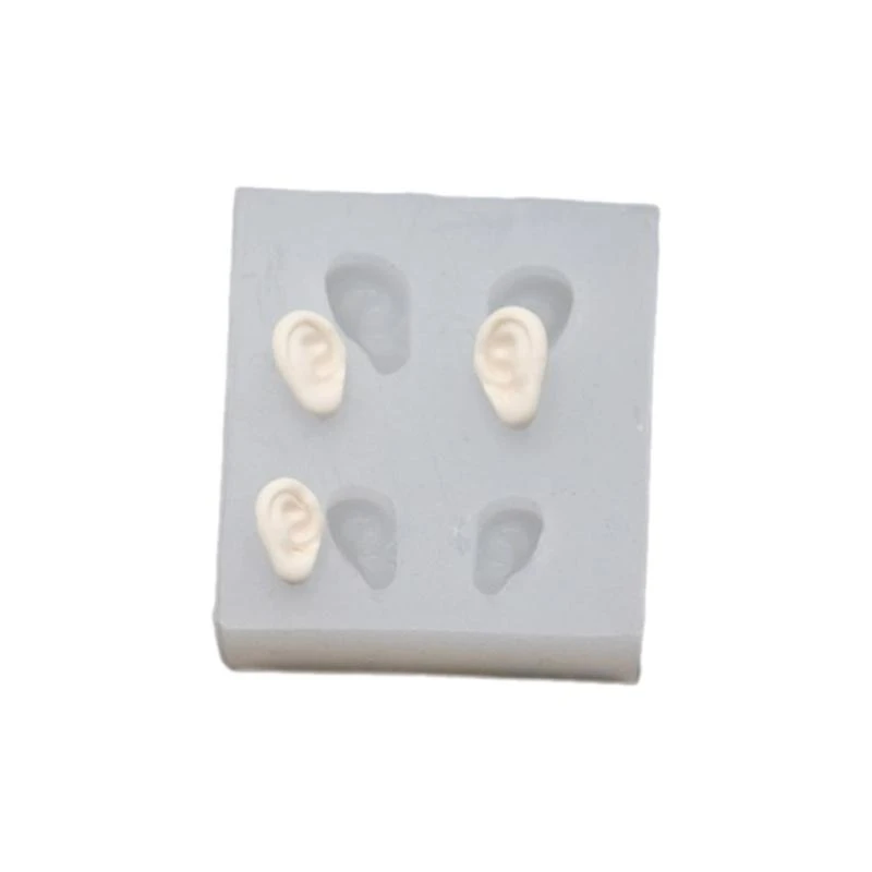 

652F Universal Use Fondant Molds Exquisite Ear ShapesDecor Crafting Versatile Silicone Mold for Your Cakes Cupcakes Dessert