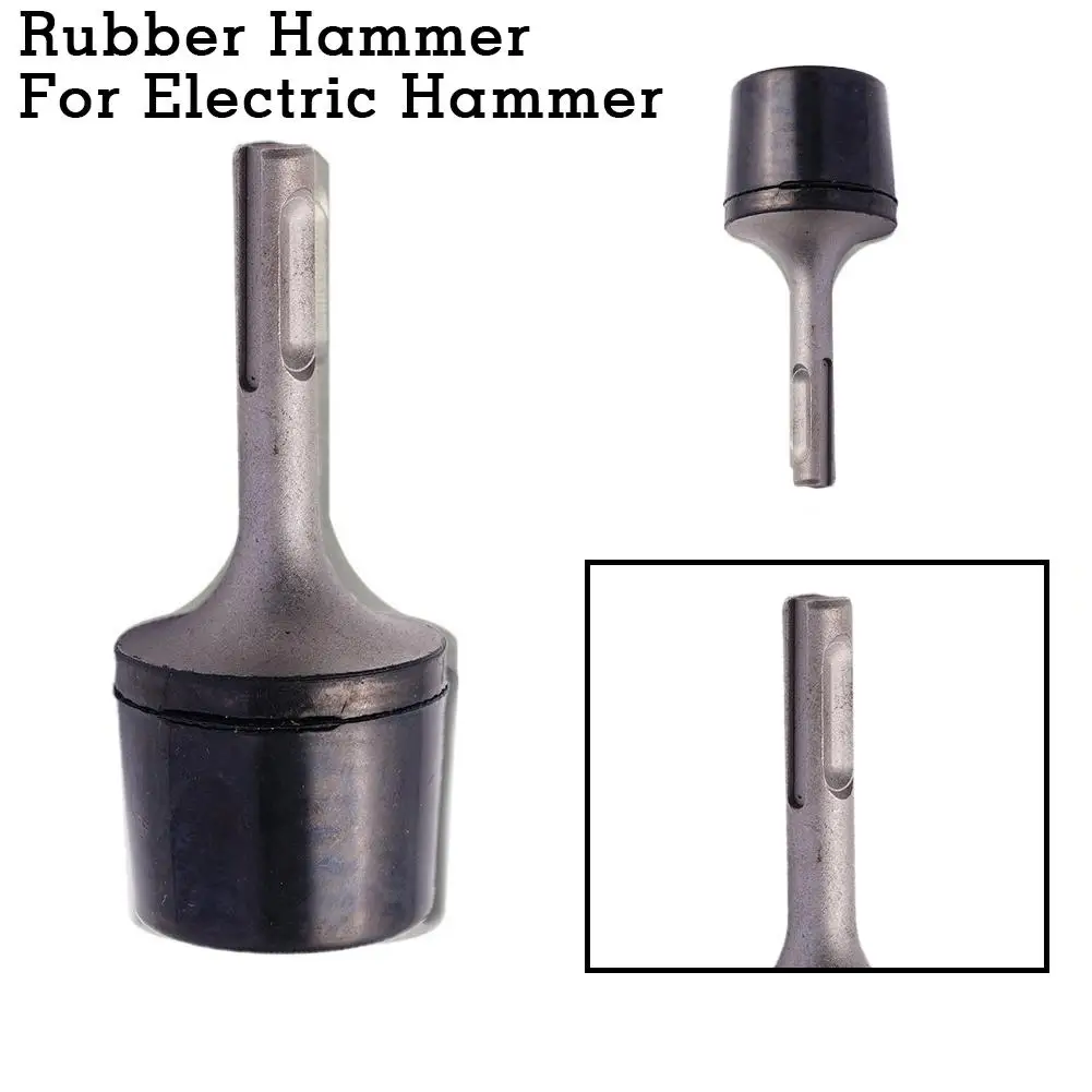 Rubber Hammer For Electric Hammer SDS-PLUS Shank For Automotive Sheet Metal Tile Lamination Iron Leveling Power Tool Access Q1N1