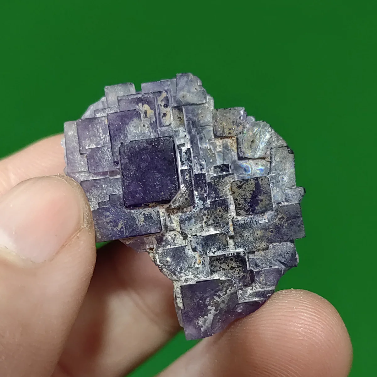 C2-2B Natural Fluorite Cluster Mineral Specimens Gem Stones and crystals Xinjiang Autonomous Region, China