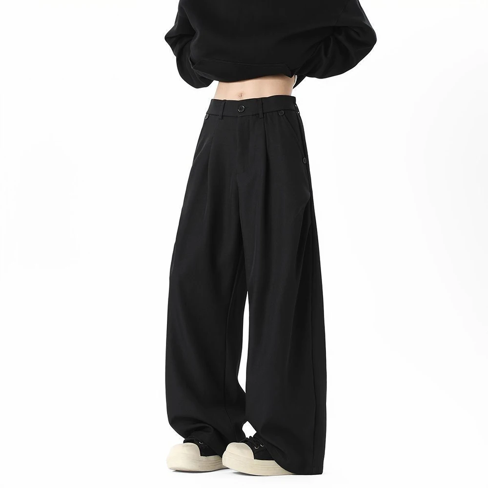 

Мужские брюки-чинос прямого кроя, однотонные, зимние, размеры XS-5XL, в американском ретро-стиле, модные, простые, повседневные, свободные.