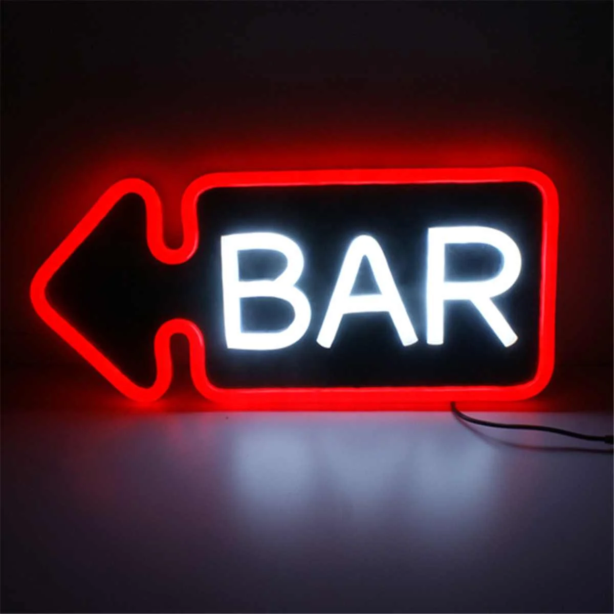 

LED BAR Neon Sign Light Tube Handmade Visual Artwork Bar Club Wall Decor Neon Indoor Lighting 110-250V PVC Night Lamp