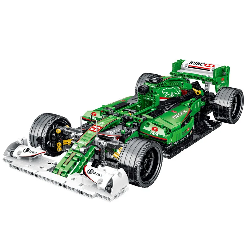 1099PCS MOC Jaguar R5 Off Road Vehicle Building block Toy Assembly Plug-in Model Car Bricks Gift for Boys Girls