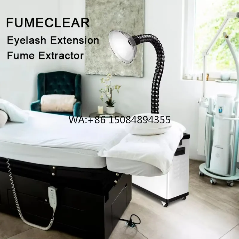 Portable Eyelash Extension  Extractor Manicure Vacuum Cleaner Dust Collector for Beauty Salon Use