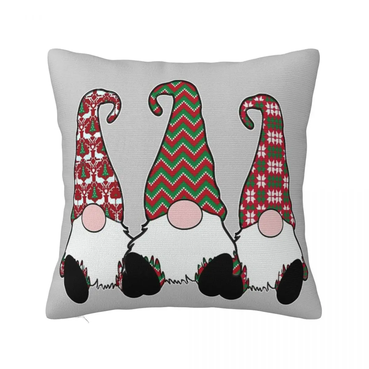 3 Nordic Gnomes Winter Christmas Swedish Pillow Case Decorative Cushion Home And Decoration Pillow Case Pillow Cover