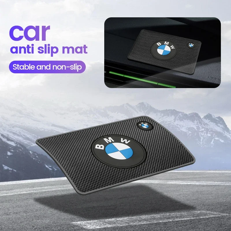 Car Rubber Anti Slip Mat Phone Holder Automobiles Interior Dashboard Non-Slip For BMW X1 X2 X3 X4 X5 X6 X7 Series 1 2 3 4 5 6 7