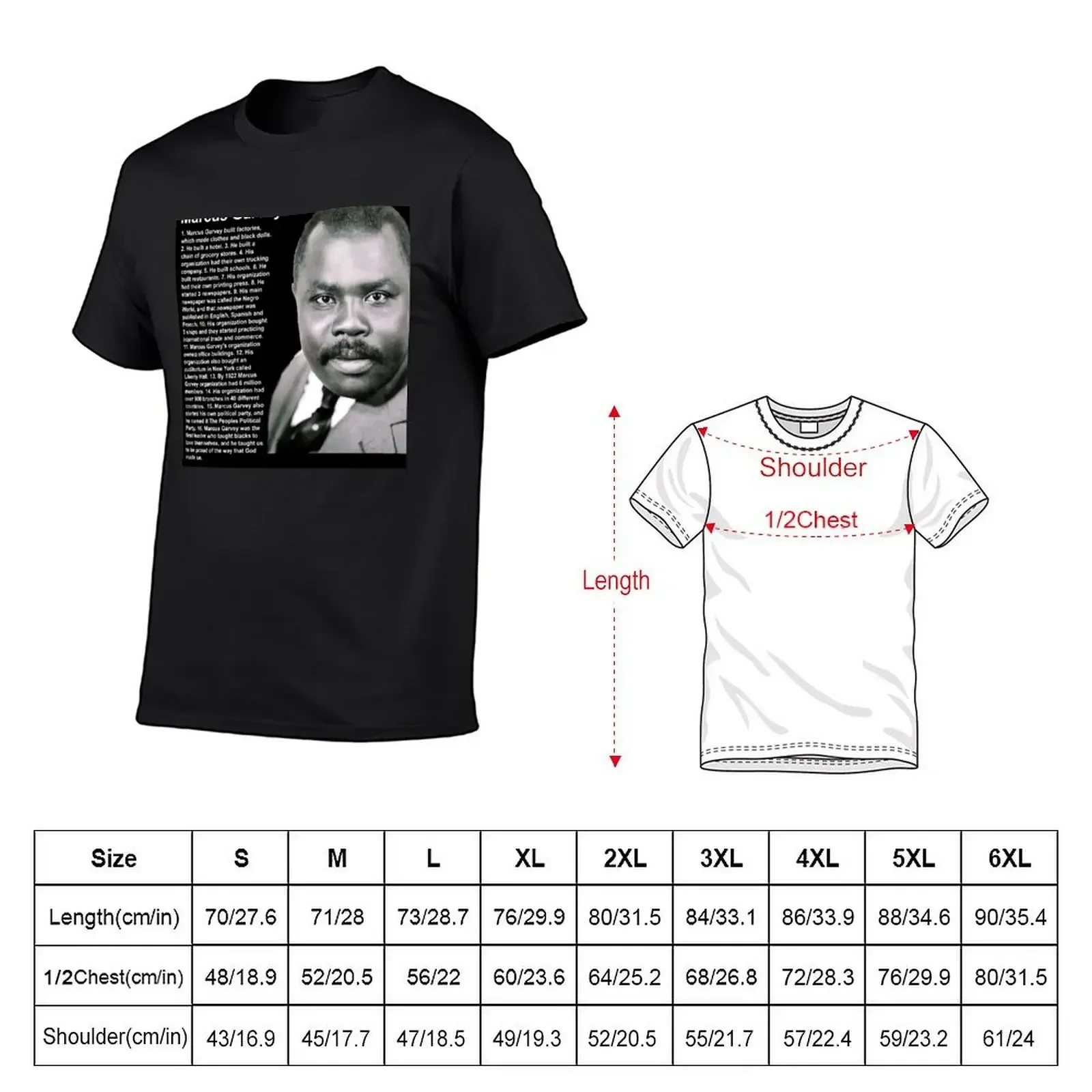 16 Facts About Marcus Garvey T-Shirt cute tops quick-drying tops t shirts for men pack