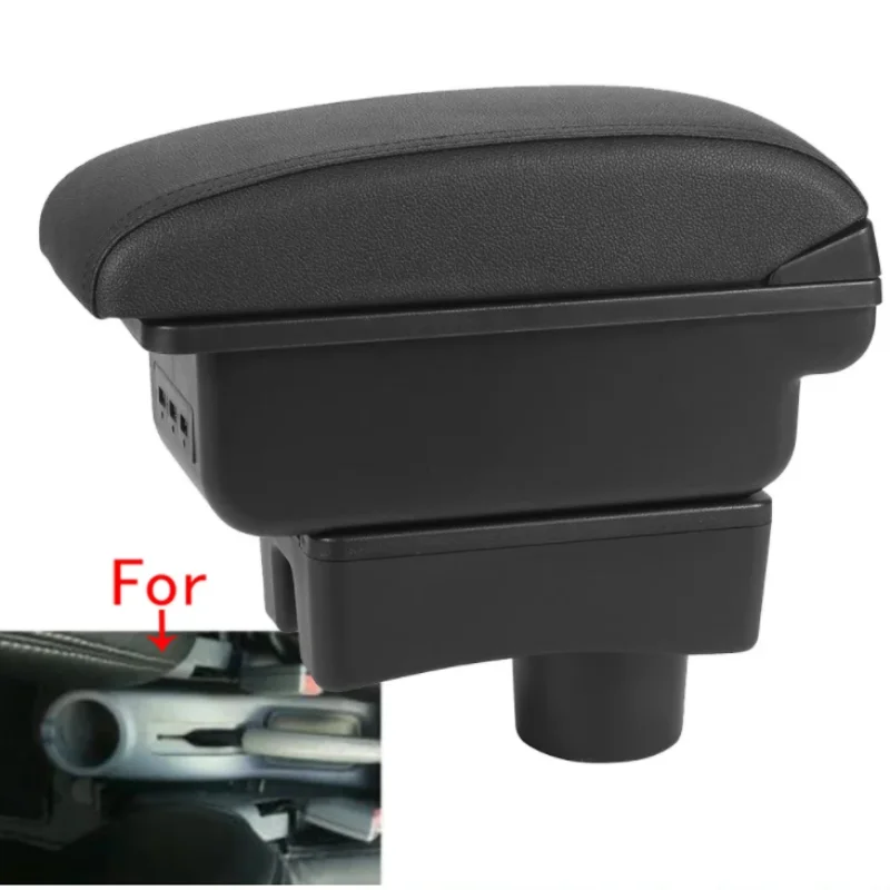 

For Hyundai Accent Tagaz car armrest For Hyundai Accent Tagaz Armrest box Car Interior Parts Center Storage box with USB LED