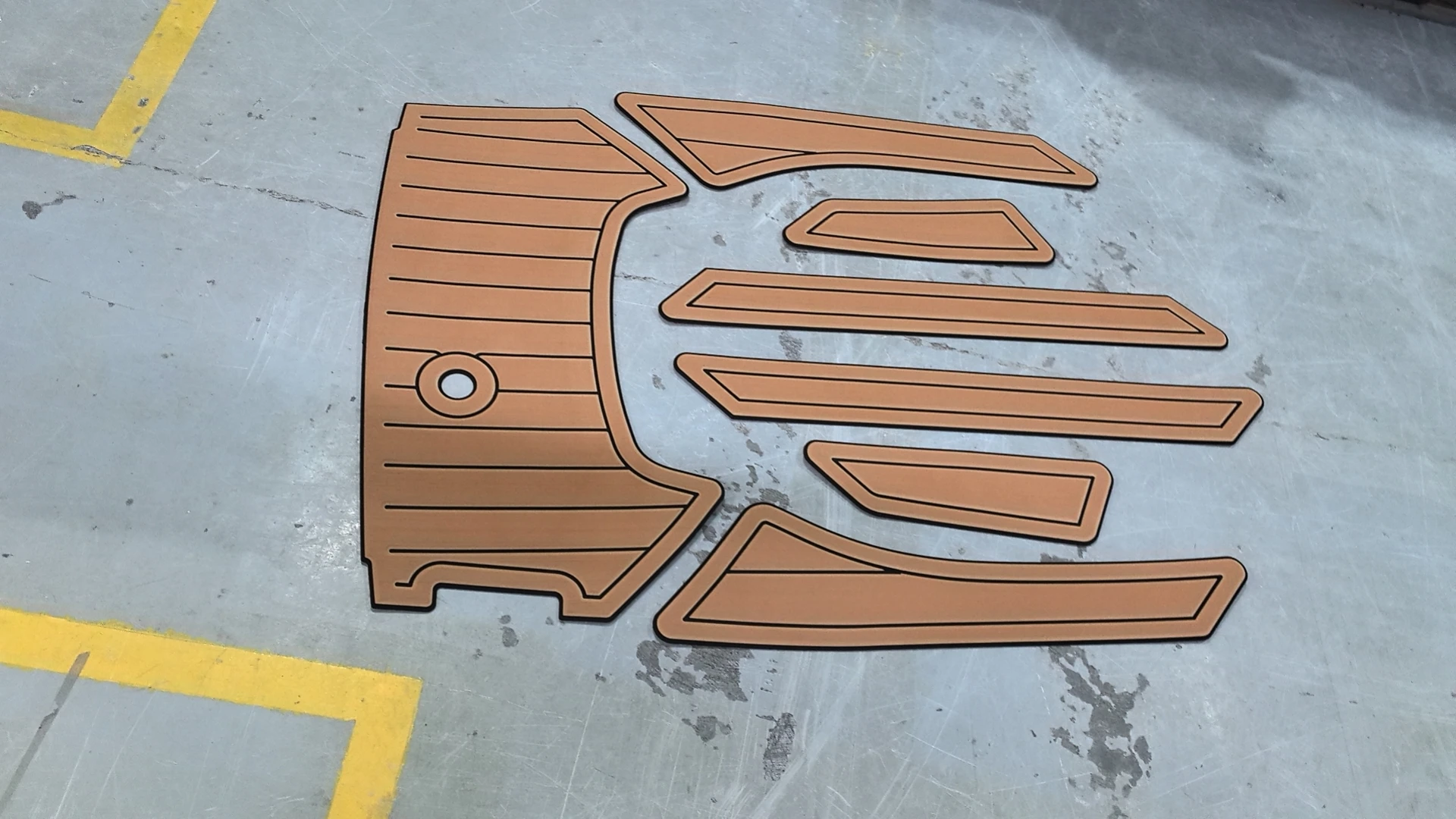 

EVA Foam Flooring Customized Jet Ski Mats Non-Slip Motorboat Traction Mat For Yamaha FX HO SHO SVHO Cruiser HO Deck Kits