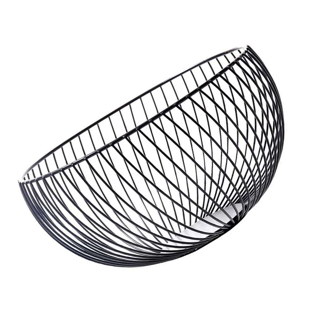 

Storage Basket Egg Holder Wire Wrought Iron Fruit Practical Household Collection