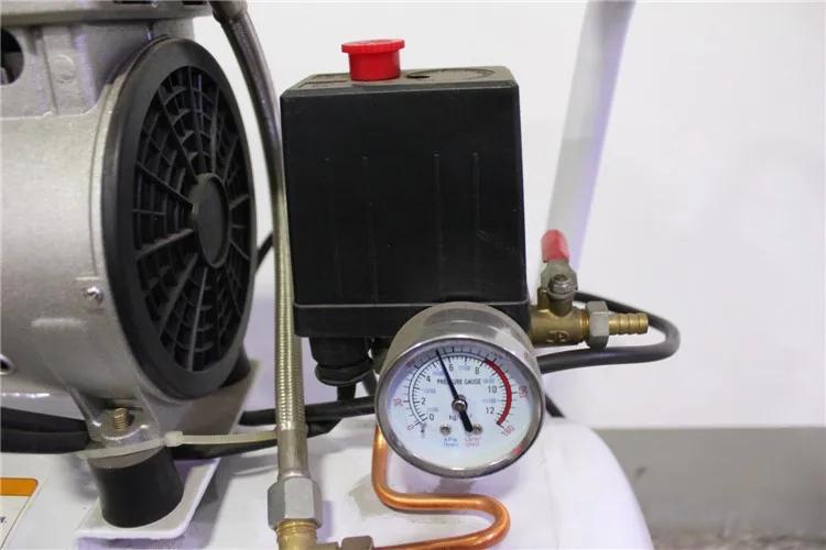 低ノイズサイレントオイルフリーエアコンプレッサーポータブル 50 リットル工業グレードの静かな低音オイルフリーエアコンプレッサー家庭用