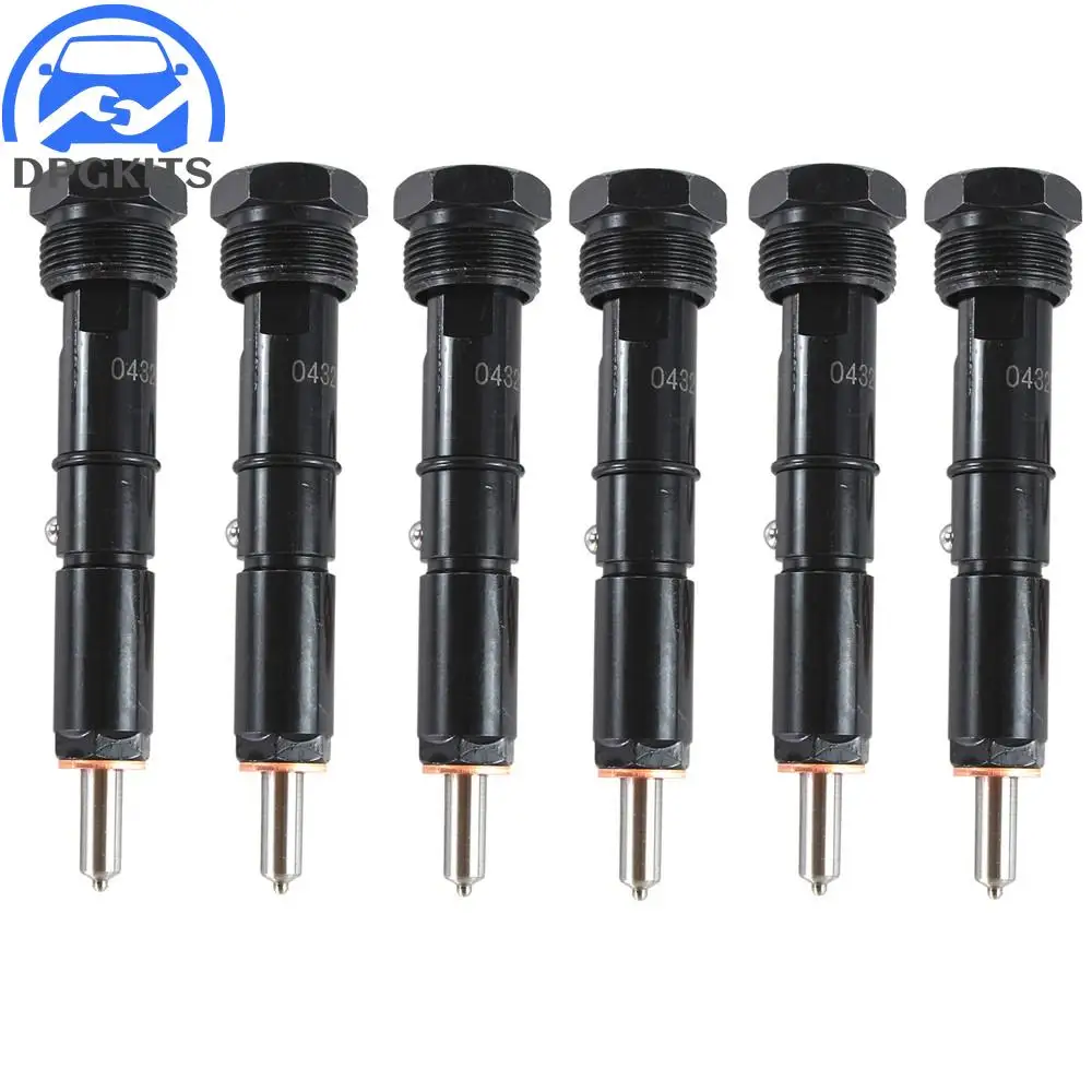 

6pcs 0432133864 12V Performance Injectors For 1994-1998 Dodge 5.9L Cummins 50HP With 3 Months Warranty