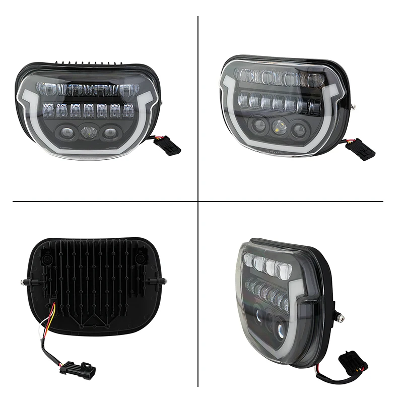 LED Headlight with High/Low Beam Turn Signals DRL For Harley Touring Street Glide FLHXSE 121 23-25 Street Glide FLHX 117 24-25