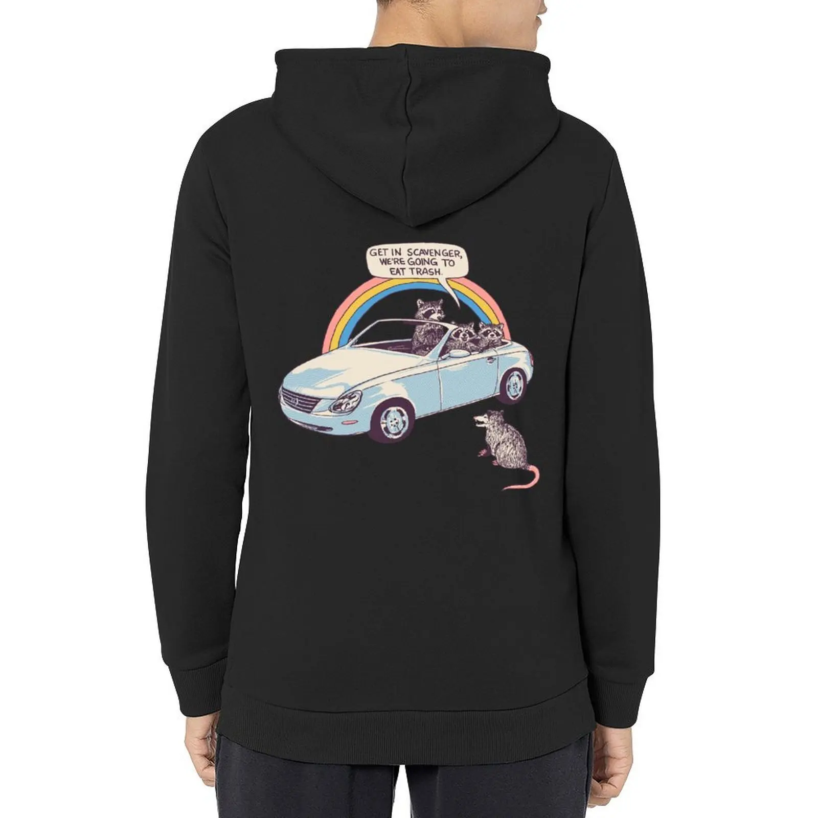 

Get In Scavenger Hoodie autumn new products mens clothes anime clothing men's coat mens hoodie