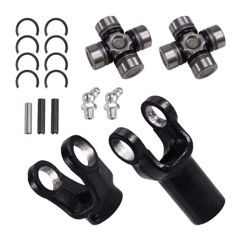 Front Prop Shaft Yoke& U-Joint Replacement Kit For Polaris Ranger 400 2010-2014 Models Part Numbers 2203704 2203698 2203703