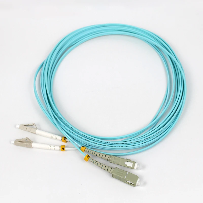 Patch Cord Fiber LC/UPC to SC/UPC Multimode Duplex 1-15m