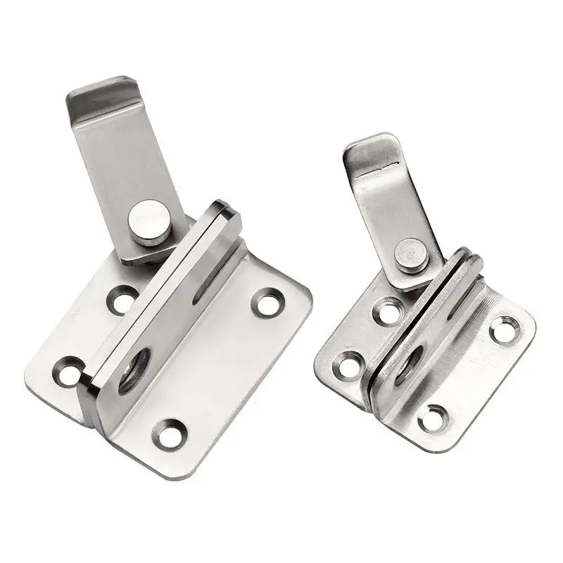 Flip Slide Bolt Latch Safety Gate Door Lock Catch Easy Install Stainless Steel Latch for Patio Cabinet Garden Yard Fence