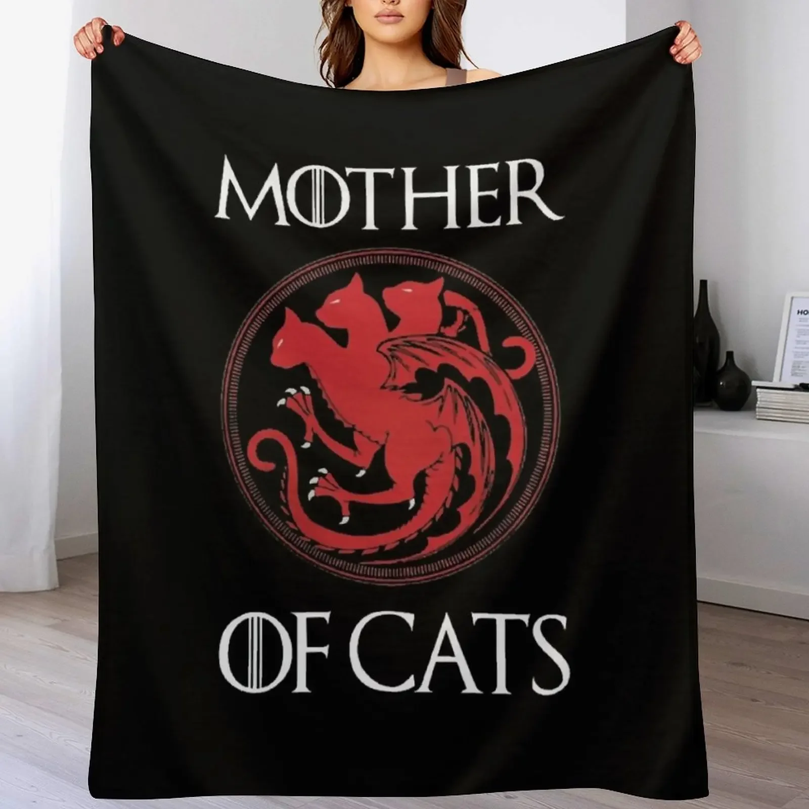 

Mother of Cats Throw Blanket Tourist Furry Blankets