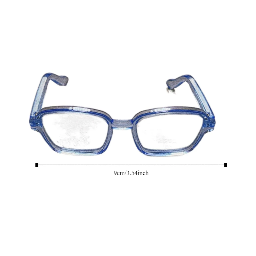 Mode Bril Voor 20Cm Katoenen Poppen Schattige Frame Pop Bril Voor 1/3 1/4 Bjd Poppen Mini Pluche Dierenaccessoires