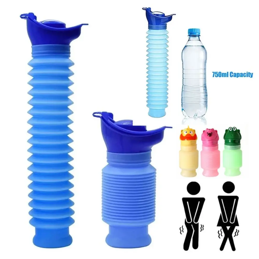 

Adult Children Portable Urine Bag Leak Proof Foldable Retractable Urinal Bucket Reusable Multi-functions Training Potty Tool