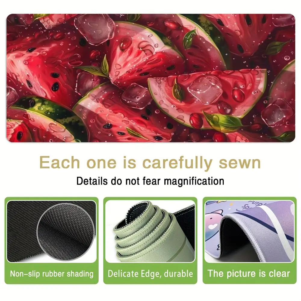 Alas Mouse Buah Aksesori Kantor Gamer Kabinet Pc Alas Meja Permainan Meja Komputer Alas Gaming Keyboard