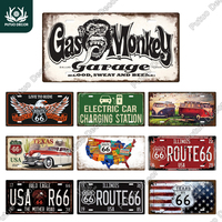 Putuo Decor 1pc Vintage Metal  License Plate, Wall  Art  Decor for Family Farmhouse Garage  Man Cave Club Bar,11.8x5.9 inches