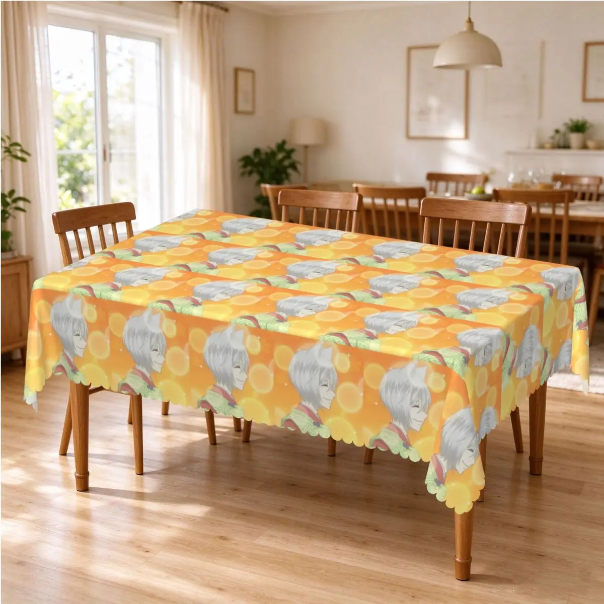 Anime Kamisama Kiss Nanami Tomoe Tablecloth Restaurant Kitchen Rectangular Tablecloth Festival Party Outdoor Dining Table Cover
