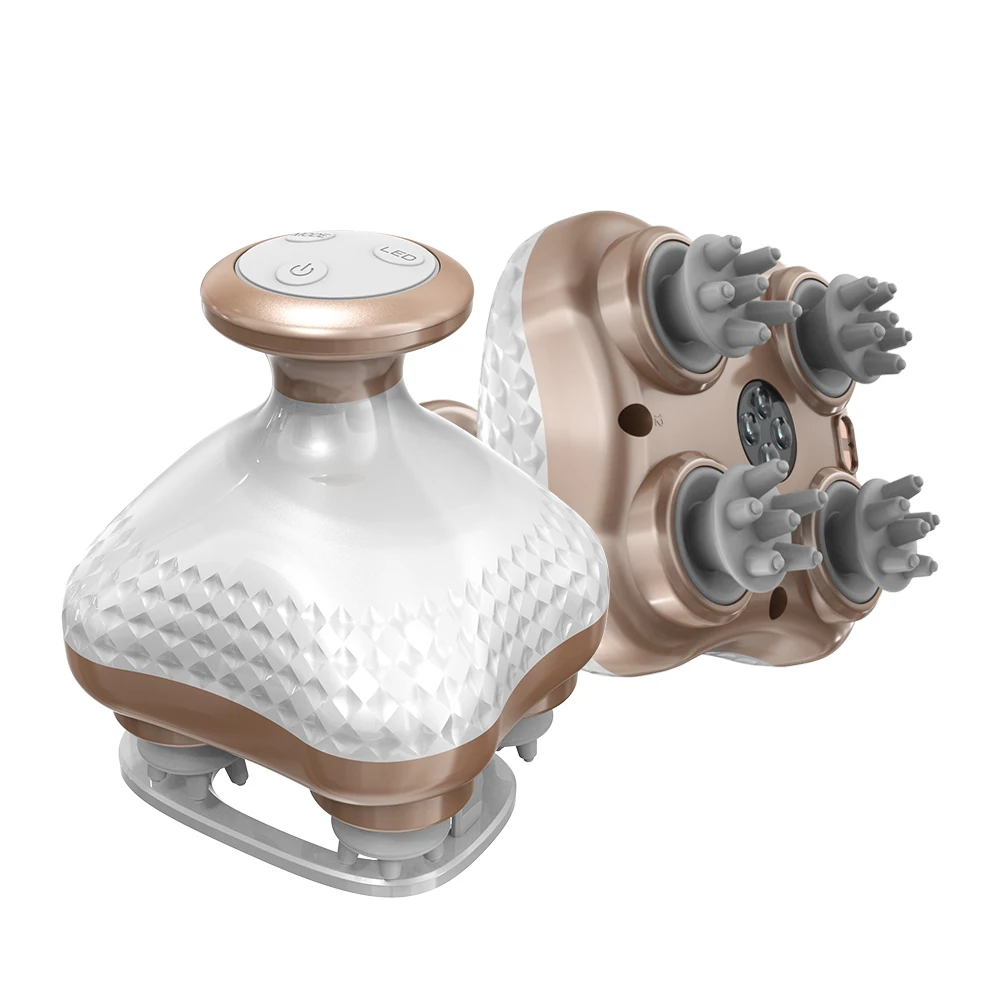 Идеальный массажер для головы, водостойкий электрический беспроводной массажер для кожи головы, домашнее животное, кошка, собака, массаж тела, вибрационное устройство для разминания глубоких тканей