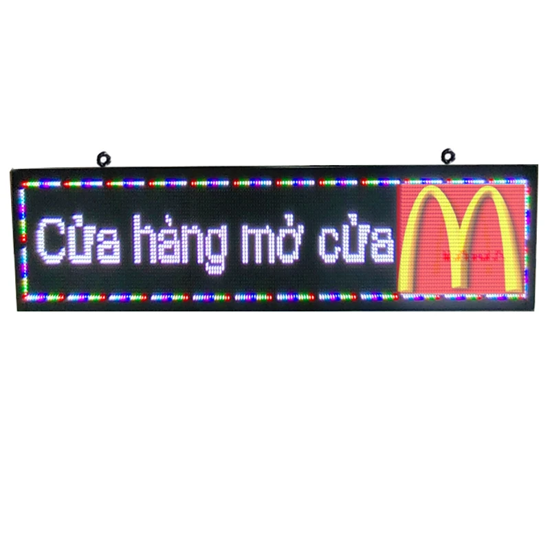 

Indoor for shop Led Sign P3 304"X77" Advertising LED Digital Display Sign l Message Board Neon Sign For Businesses