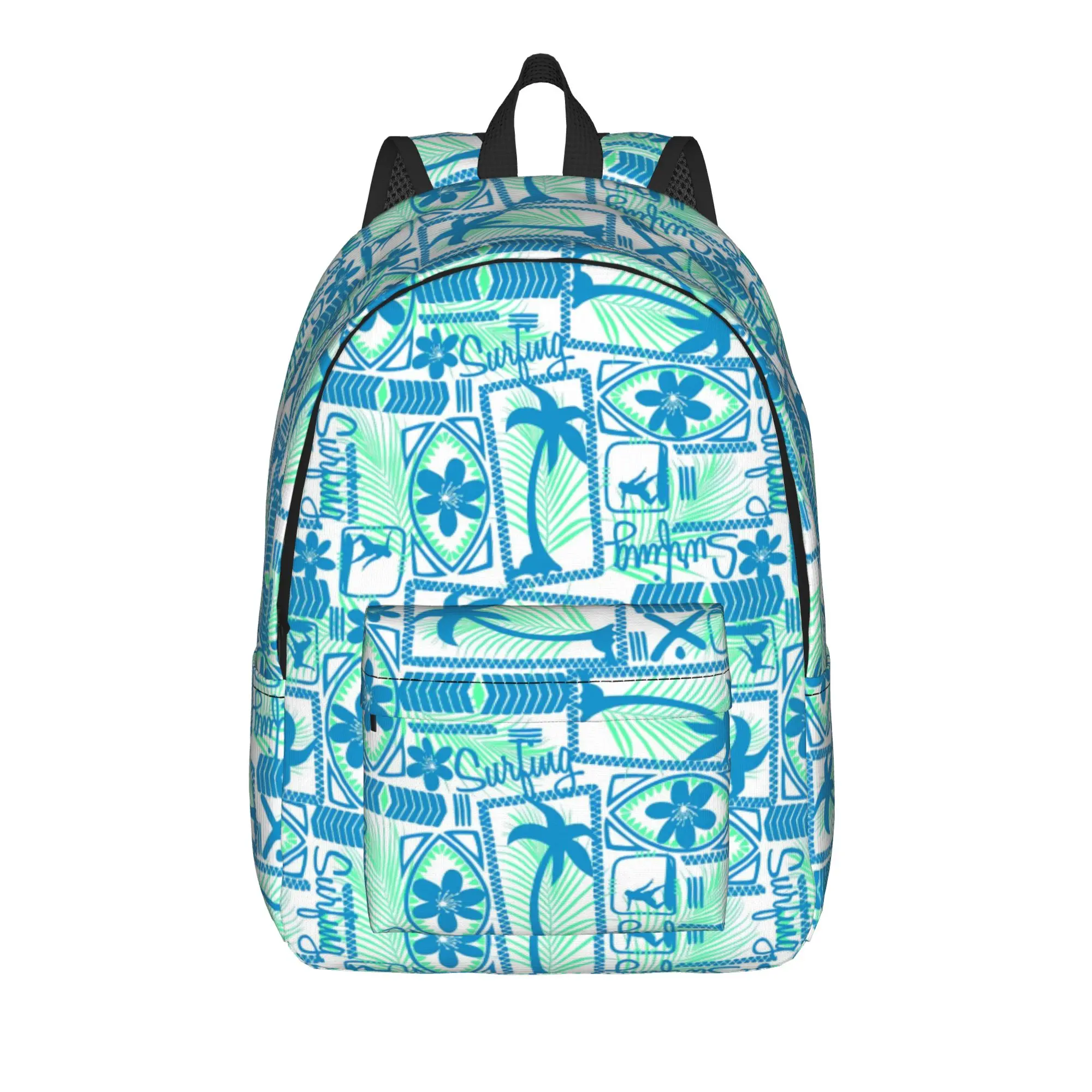 Tropical Tribal Surf    Backpack  Elegant Backpacks Unisex Workout Lightweight School Bags Custom Rucksack